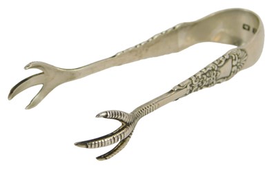 Lot 248 - A pair of Victorian silver sugar nips, with...