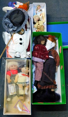 Lot 2225 - Dolls, including an old German Toy and Factory...