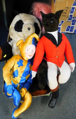 Lot 2232 - Large stuffed toys, including a large...