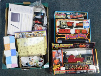 Lot 2234 - A battery powered steam engine, Mystery Action...