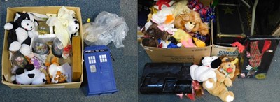 Lot 2236 - A group of soft toys and other toys, including...