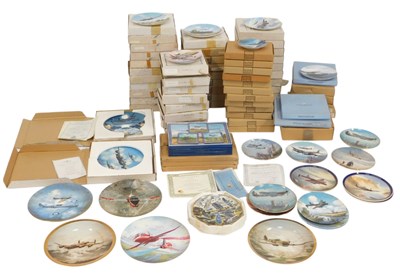 Lot 247 - A group of aviation related collector's plates,...