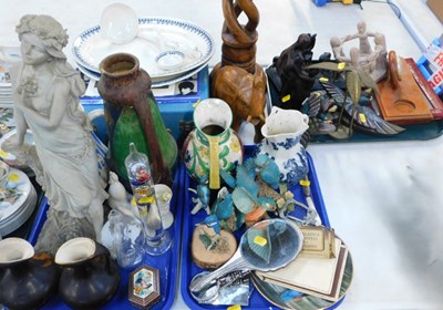 Lot 2264 - Mixed ceramics, LPs, treen ware including...