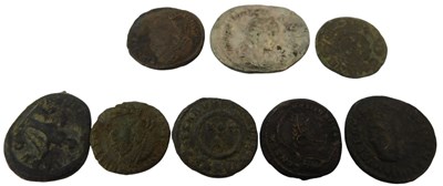 Lot 596 - Eight Roman style coins, for Constantine I,...