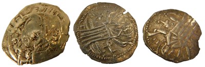 Lot 113 - Three white metal Byzantine coins, for Michael...