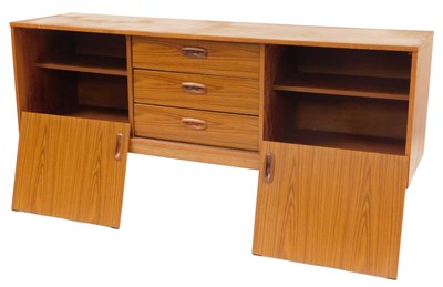 Lot 594 - A 1970s Schreiber teak sideboard, the...