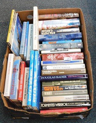 Lot 2104 - Books, relating to aircraft, wars, etc., to...