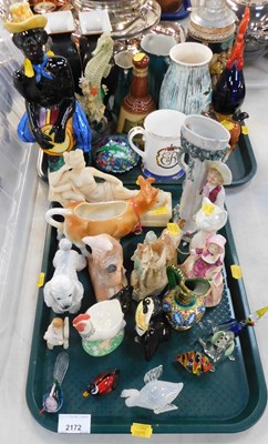 Lot 2172 - Decorative household effects, to include a...