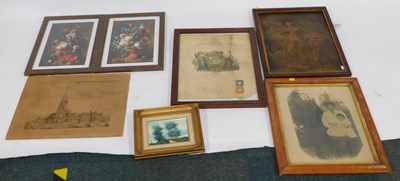 Lot 2283 - Pictures and prints, (7)