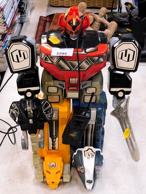 Lot 2295 - A Marchon Power Rangers Mega Zord toy.