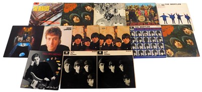 Lot 435 - A group of The Beatles and related LP records,...