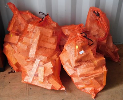 Lot 1133 - Fire kindling wood. (5 bags)