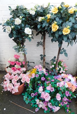 Lot 1116A - Various artificial plants.