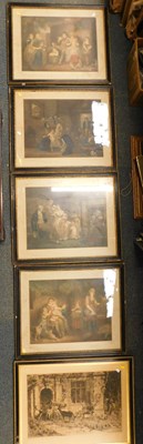 Lot 2062A - Five framed prints.