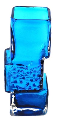 Lot 21 - A Whitefriars Kingfisher Blue Drunken...