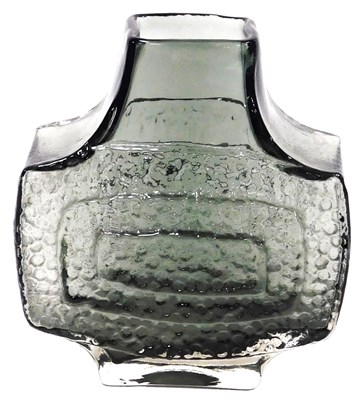 Lot 24 - A Whitefriars Grey TV glass vase, 17.5cm high.