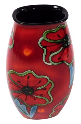 Lot 28 - A Poole Pottery Poppy Field pattern vase,...