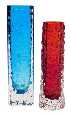 Lot 39 - A Whitefriars Kingfisher Blue Nailhead glass...
