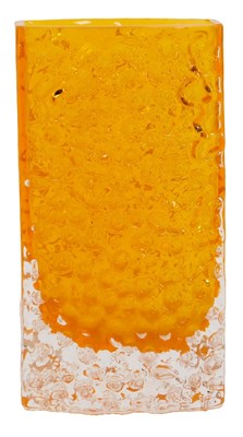 Lot 36 - A Whitefriars Orange Bark glass vase, 11.5cm...