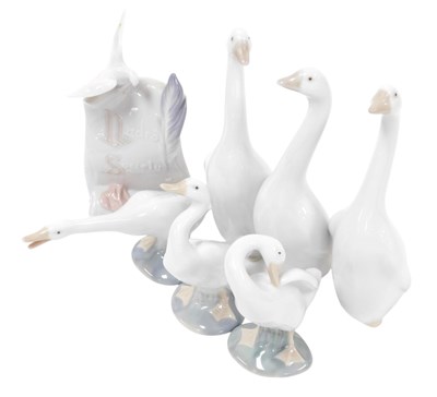 Lot 45 - A Lladro Society porcelain scroll plaque, with...