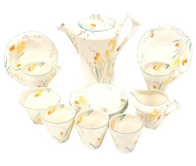 Lot 46 - A 1930s Alfred Meakin pottery Crocus pattern...