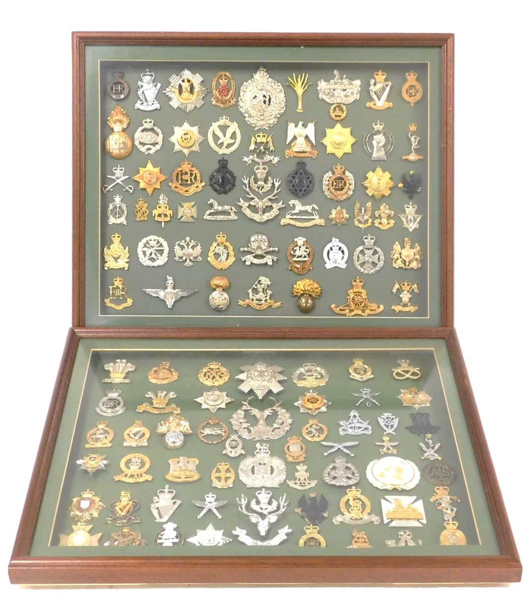 Lot 55 - A collection of Regimental badges of the...