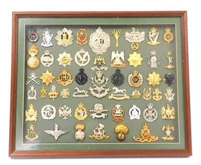 Lot 55 - A collection of Regimental badges of the...