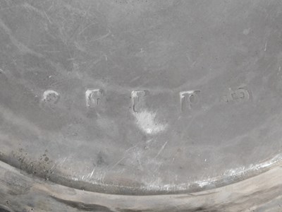 Lot 102 - A George IV Scottish silver salver, the rim...