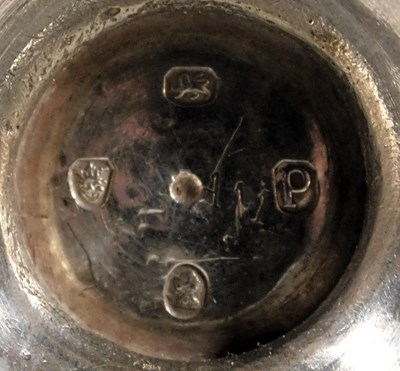 Lot 103 - A pair of George III silver sugar castors, of...