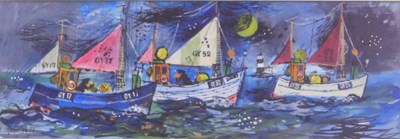 Lot 64 - Colin Carr (1929-2002). Fishing trawlers GY17,...