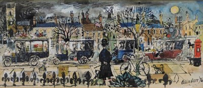 Lot 72 - Colin Carr (1929-2002). Taxi, watercolour,...