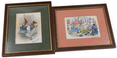 Lot 73 - Colin Carr (1929-2002). Seagull, watercolour,...