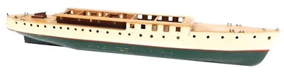 Lot 75 - An early 20thC scale model of a wooden...