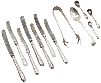 Lot 111 - A William IV Irish silver teaspoon, possibly...
