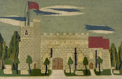 Lot 181 - Early 20thC. Church flying Red Ensign,...