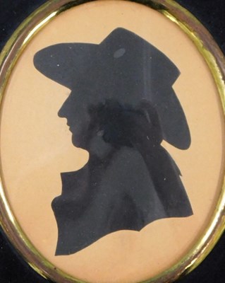 Lot 194 - 19thC portrait silhouette. Robert Whiteing of...