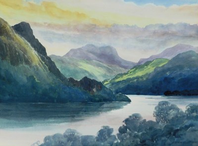 Lot 209 - Edwin Grieg Hall (1929-2017). Ullswater from...