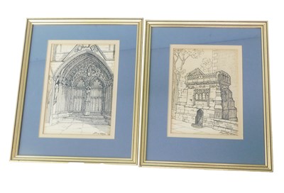 Lot 216 - H Beckers. Cathedral entrance, St....
