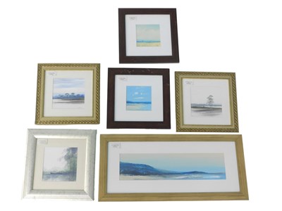 Lot 221 - Peter Hodson. Coastal scene, oil, signed, 10cm...