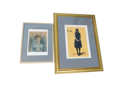 Lot 225 - Tristan Reid. Nightingale, artist signed...
