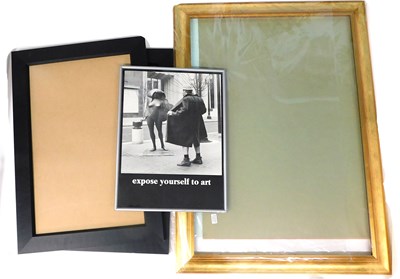 Lot 224 - 20thC gilt picture frame, 101cm x 71cm and a...