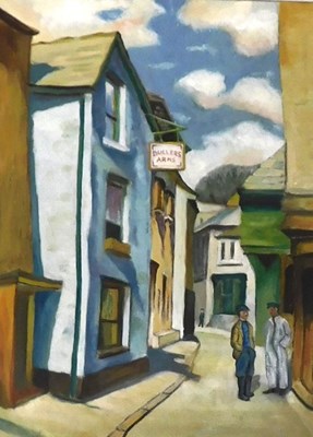 Lot 263 - H. Farrimond. Bullers Arms, oil on canvas,...