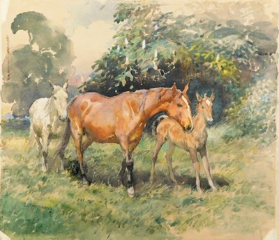 Lot 276 - Lucy Elizabeth Kemp-Welch (1869-1958). Horses...