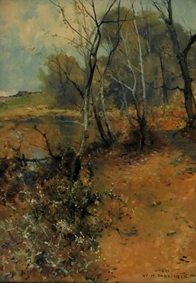 Lot 280 - William H. Parkinson (1864-1916). Woodland at...