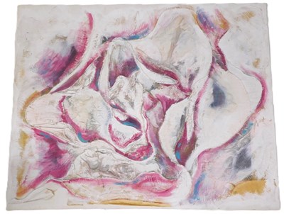 Lot 283 - G.B. (20thC). Abstract, mixed media, 101cm x...
