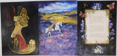 Lot 417 - Mary Fountain (b.1957). A series of three...