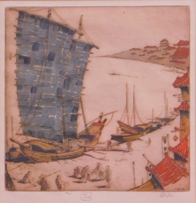 Lot 32 - Elyse Ashe Lord (1900-1971). Loading Junks,...