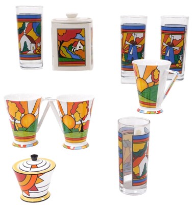 Lot 98 - A Brian Wood Collection porcelain Art Deco...