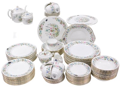 Lot 99 - An Aynsley porcelain Wild Tudor pattern part...