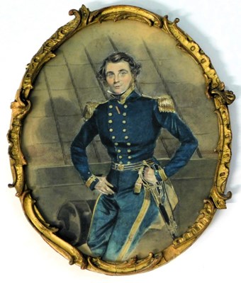 Lot 187 - 19thC British School. Study of a naval...